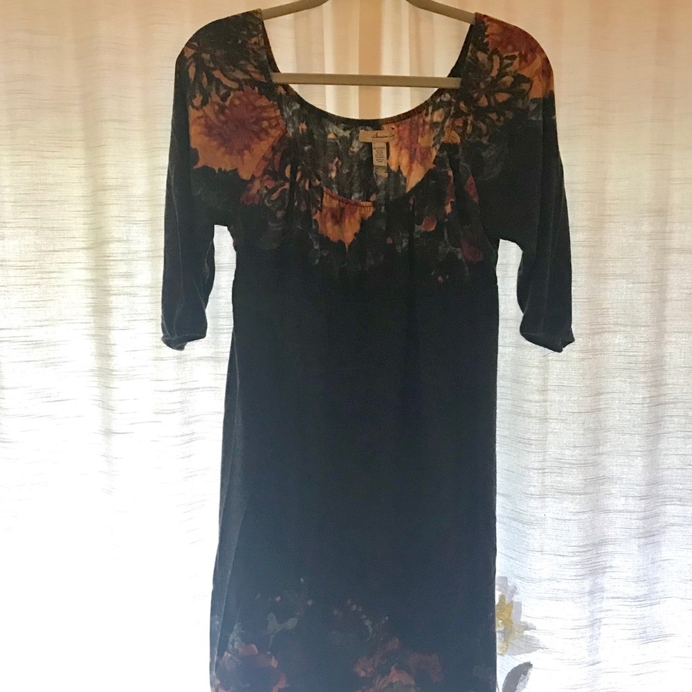 Boho off shoulder baby doll dress